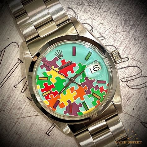 rolex autism|rolex jigsaw puzzle dial.